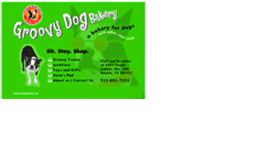 Desktop Screenshot of groovydogbakery.com