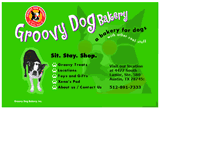 Tablet Screenshot of groovydogbakery.com